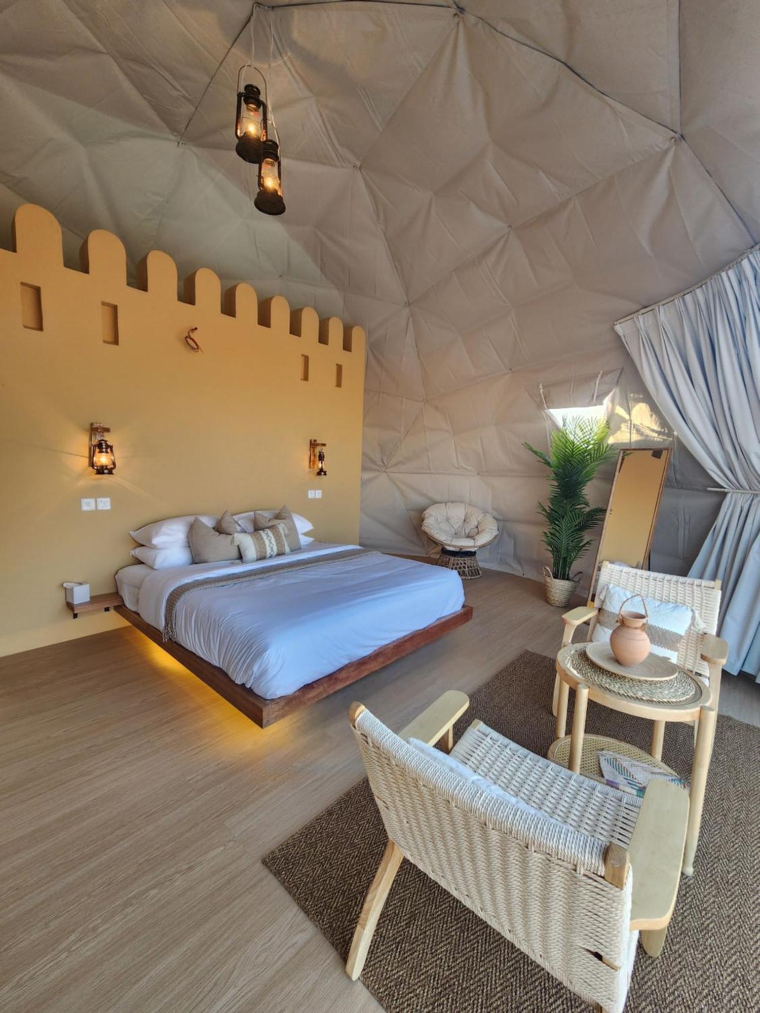 Bubbles Domes Private Cmp Hotel Al Wasil Ngoại thất bức ảnh